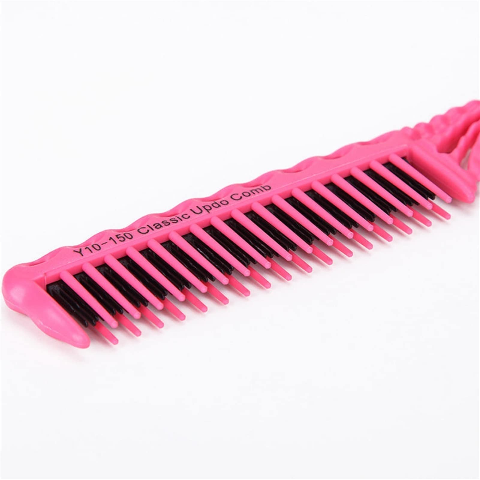 Kämmbürste für Männer und Frauen， tragbarer Kamm， kreative 3-reihige Haarbürste， feiner Stielkamm， Haarkamm für Männer und Frauen， Haarstyling-Werkzeuge，，A-One Size
