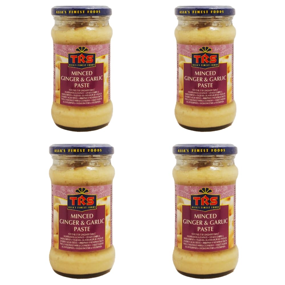 TRS gehackte Ingwer-Knoblauch-Paste (4 x 300 g)