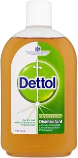 Dettol Original Liquid Antiseptic Disinfectant for First Aid, 750 ml (Pack of 6) White
