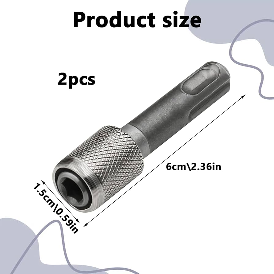 Set Di Adattatori Per Mandrino Senza Chiave Da 2 A 13 Mm Con Tool 1 4 Hex Impact Driver Wrench Drill Bit - Foto 5