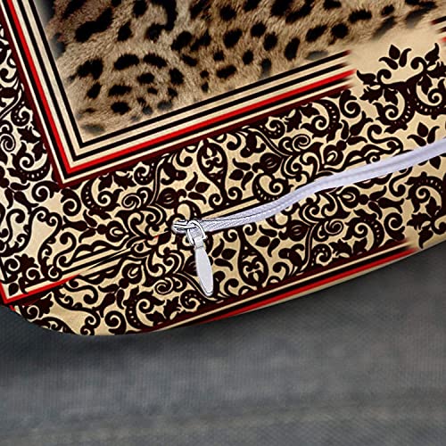 Emvency Throw Pillow Cover Case Beautiful Wild Leo Pattern Leopard Skin Shawl Animal Print Decorative Pillowcase 18"X18"(45Cmx45Cm) Case Cushion Cover For Bed Couch #TOP5