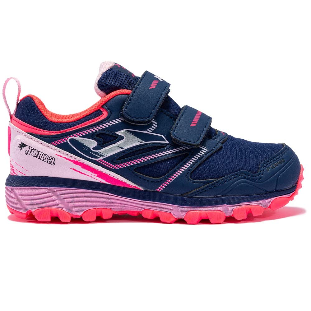 Joma J.VORA JR 2253 Navy Fuchsia. AISLATEX. Zapatillas Trail Running Niña