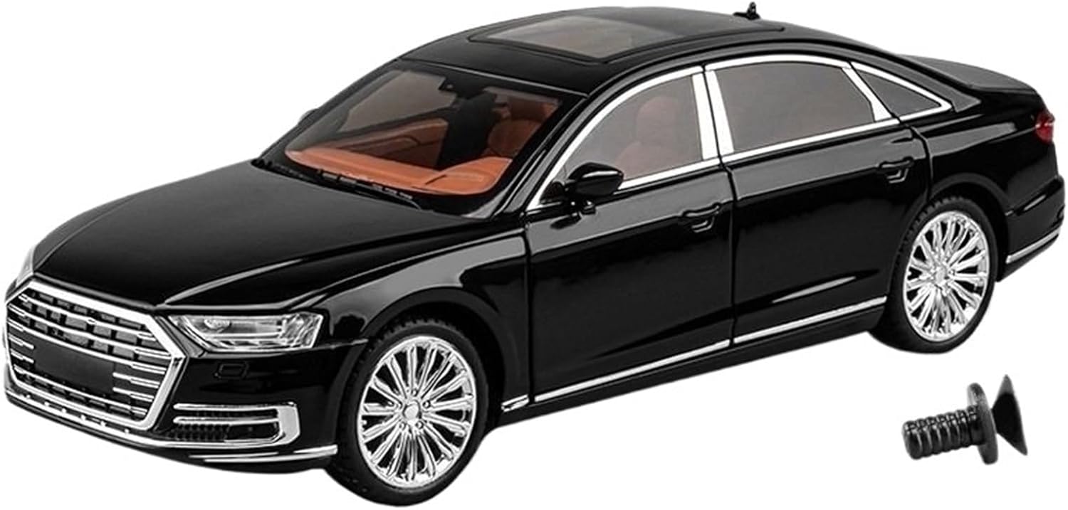 1:24 Alloy Flash Car Model - White Power Control Toys(Grey)