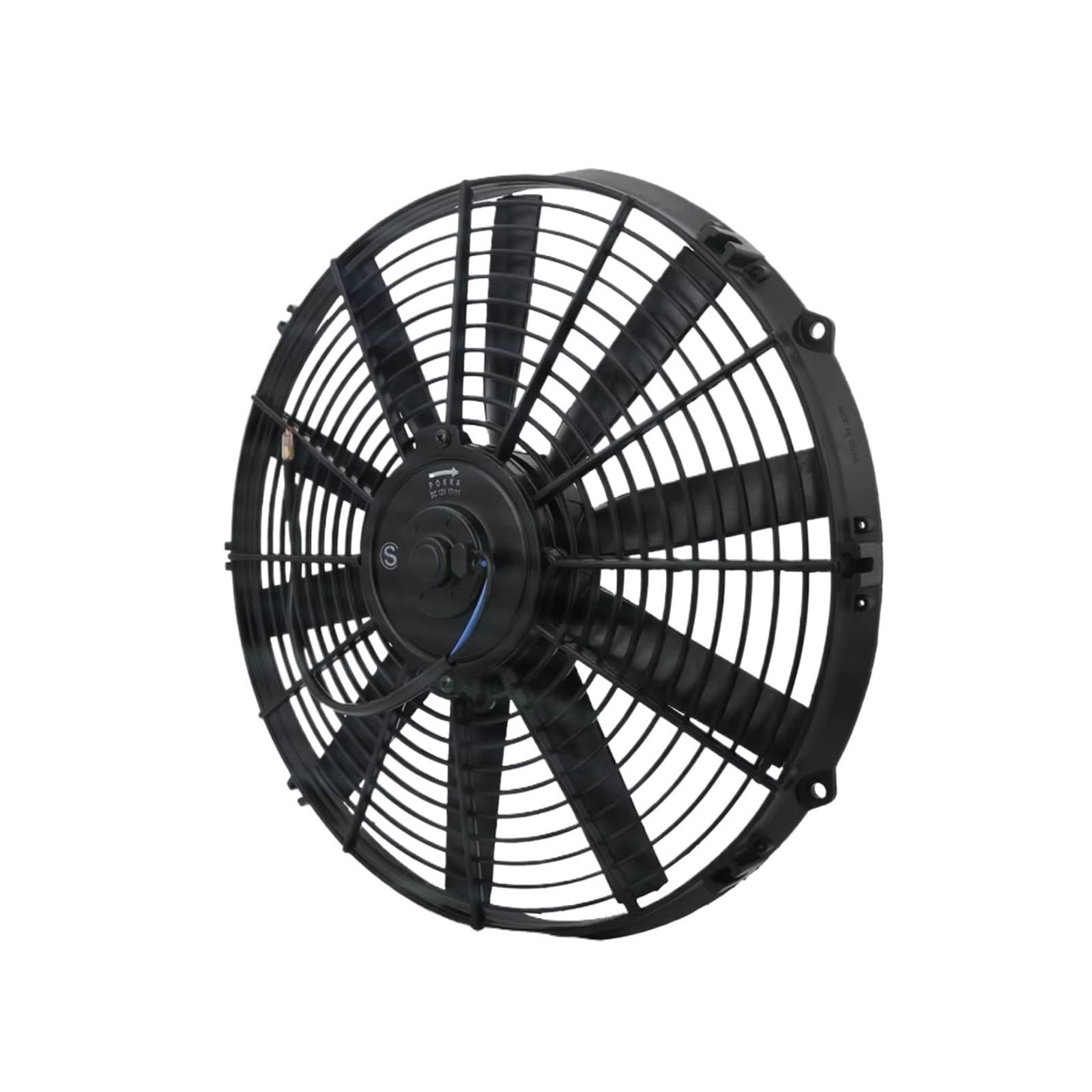 Radiador Eléctrico Universal De 12" 14" 12V 80W Intercooler Radiador De Motor Enfriador De Aceite Ventilador De Empuje De Refrigeración Delgado Ventilador Radiador Motor