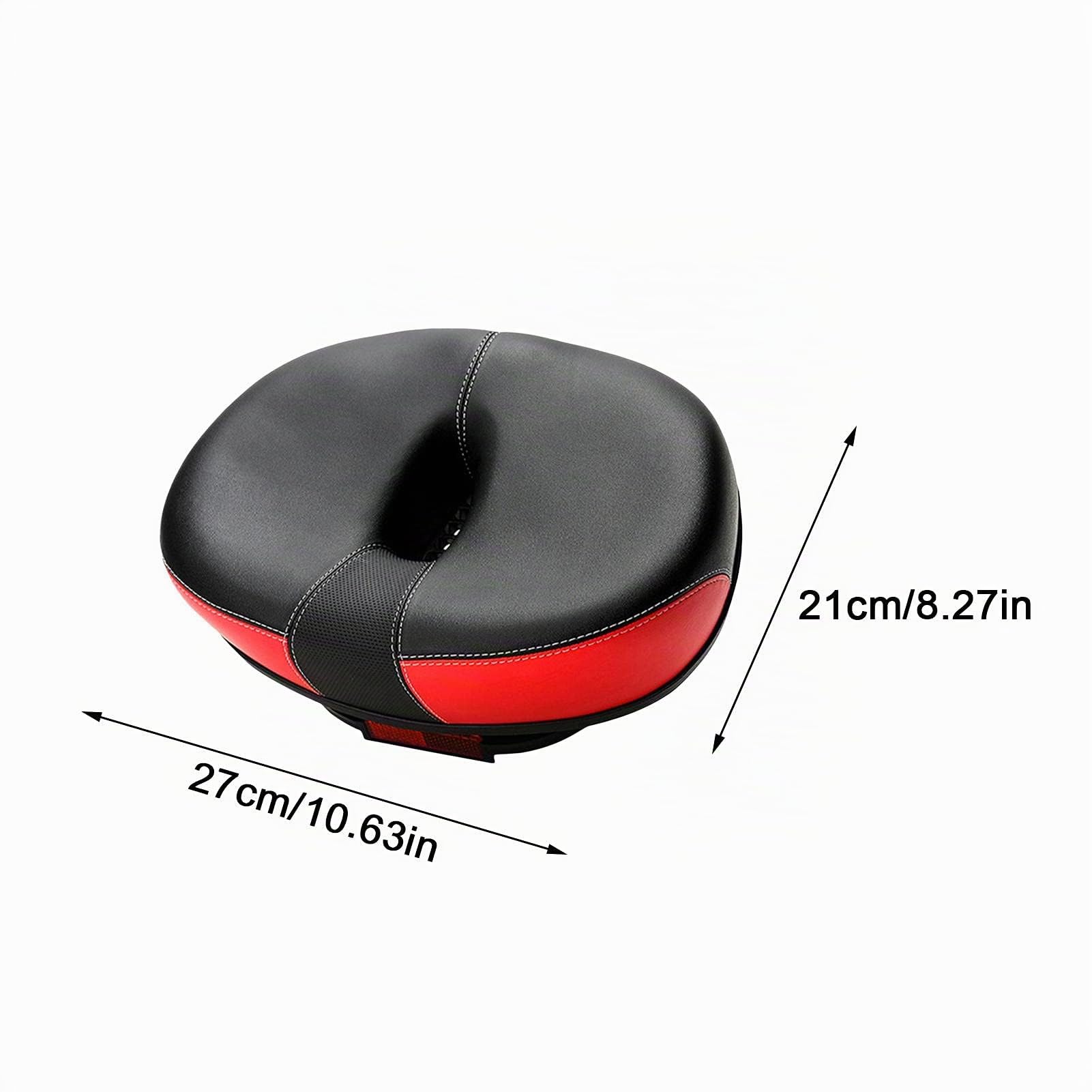 Selle Velo Confortable, Selle sans Nez, Siège Vélo Confortable, Remplacement Selle Vélo Réfléchissant, pour Le Confort des Hommes Et des Femmes