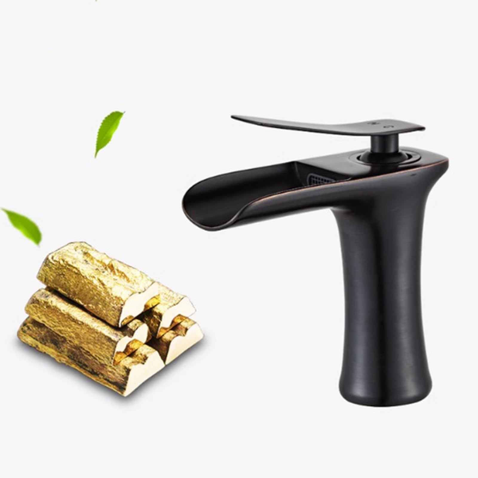 Bateria umywalkowa typu wodospad, bateria łazienkowa, bateria jednootworowa, bateria umywalkowa typu wodospad, bateria umywalkowa w stylu retro, bateria umywalkowa w stylu antycznym