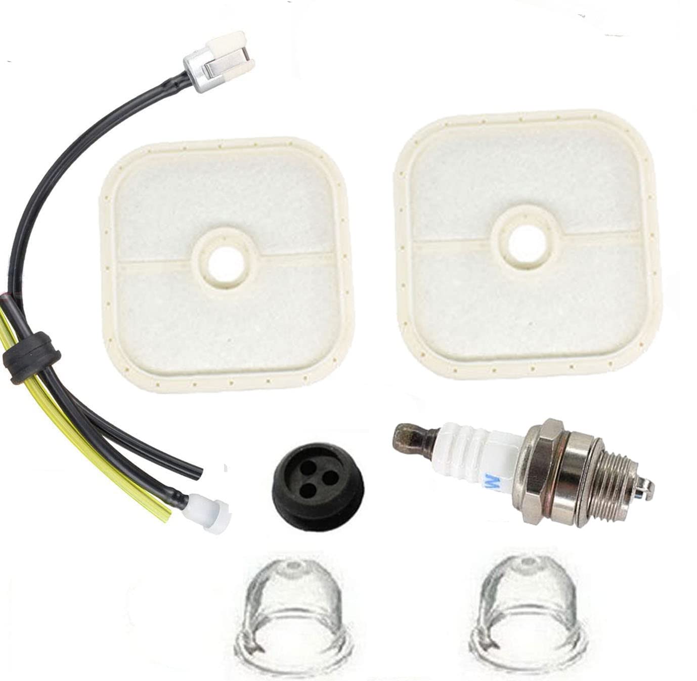 BEIYIPARTS Air Fuel Filter Tune Up Kit for Echo SRM2601 SRM2400 SRM2610 2601 Trimmer