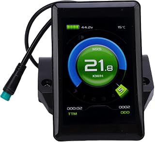 Keenso Electric LCD Display Exhibition with Accurate Battery Level for Mountain Bicycle Battery, ABS Material and Design for Convenient Piloting