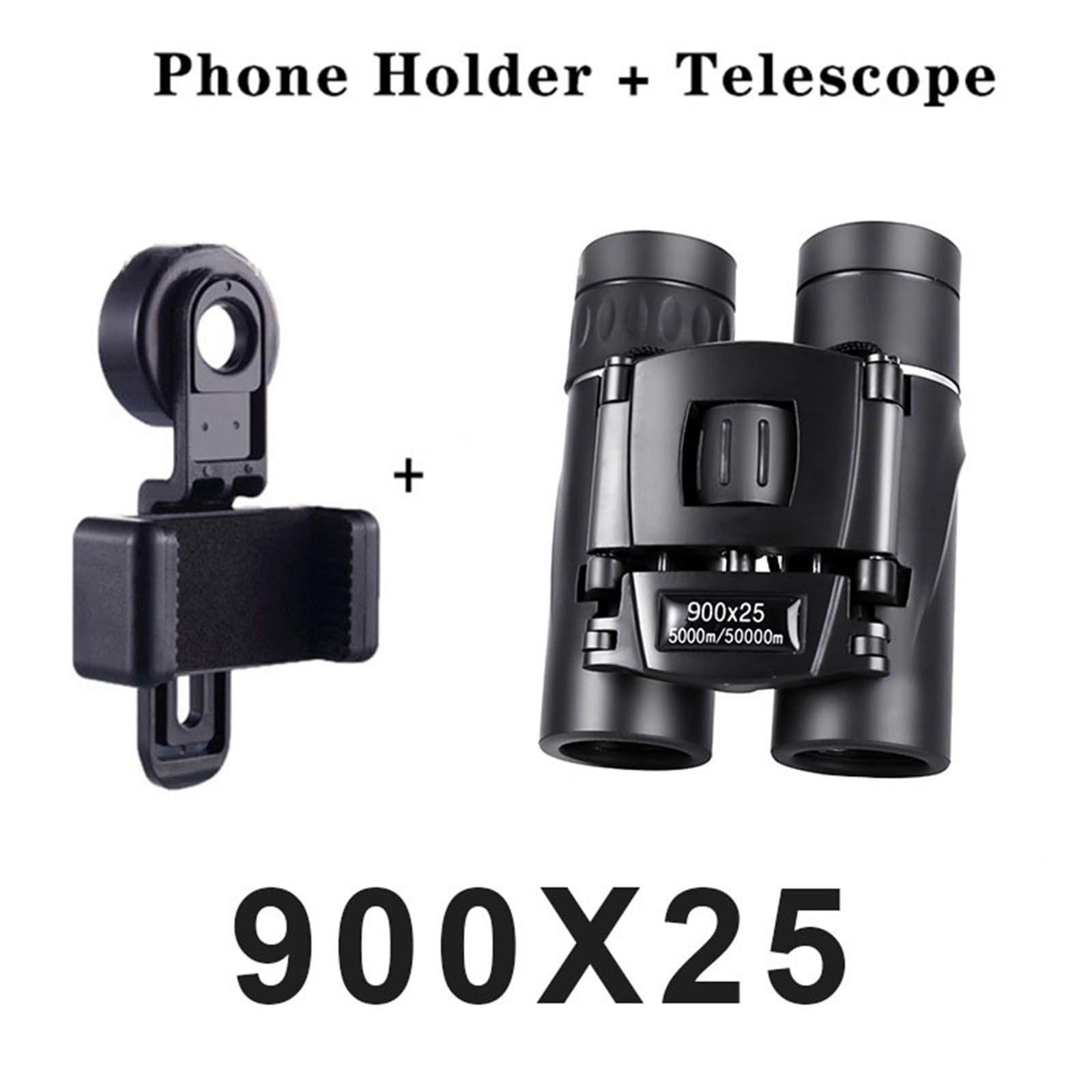 Binocolo 900x25 Con Zoom HD - Prisma BAK4, Impermeabile, Per Birdwatching E Osservazione All'Aperto