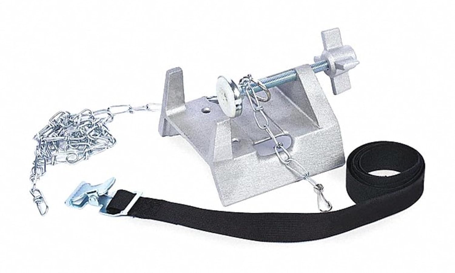 OHAUS CLR-716 716 Bench Clamp with Strap and Chain, Cast Aluminum