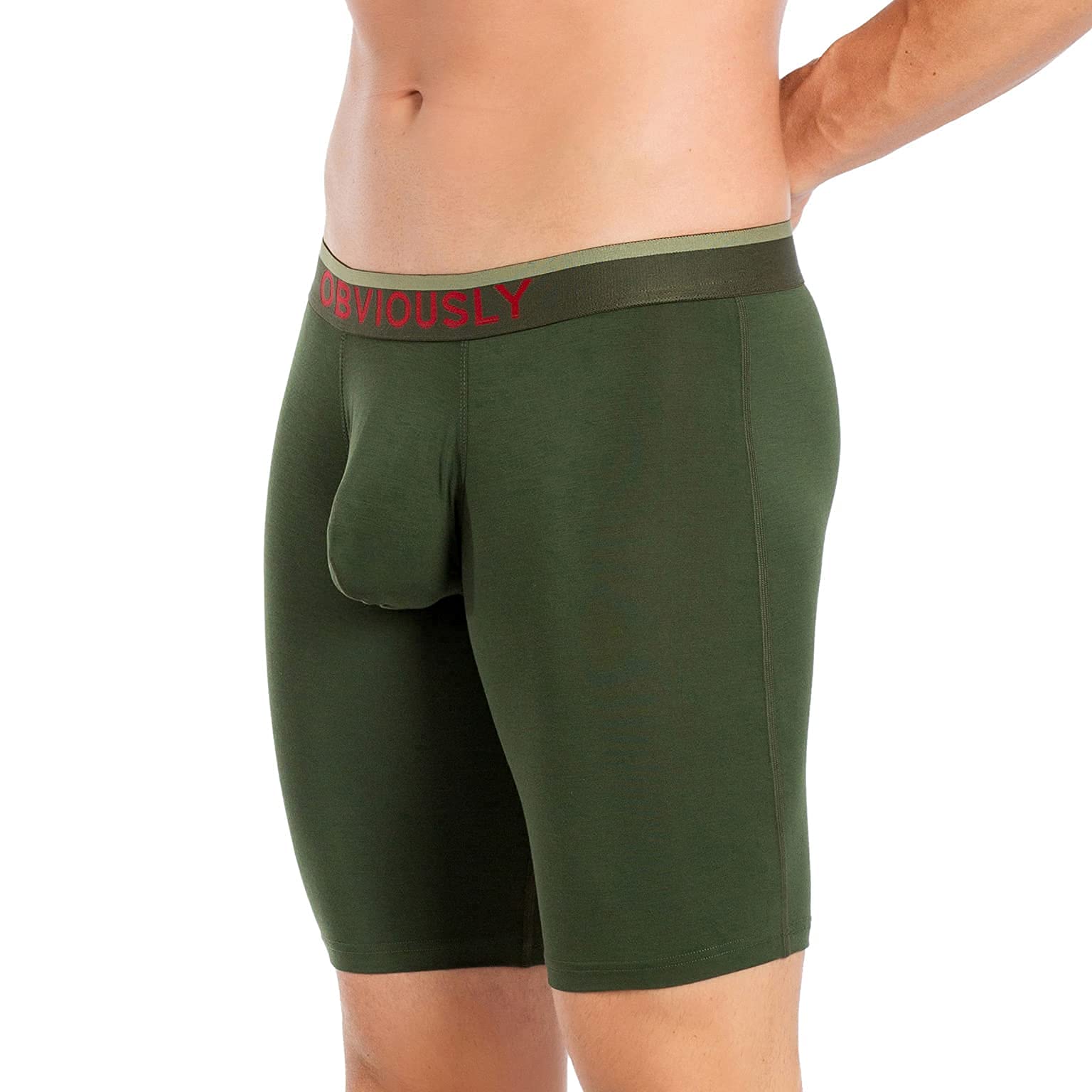 obviously freeman - boxer brief 9 inch leg - pine - medium
