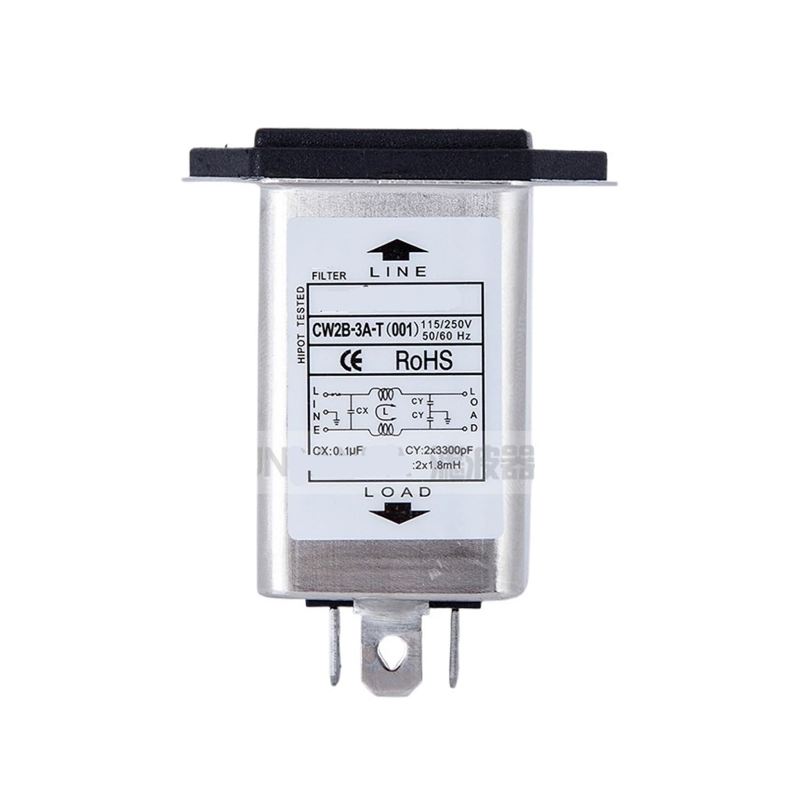 ETPBRIMSF Power filter purifier socket 220v single insurance CW2B-3A 10A-T(CW2B-3A-T 001)