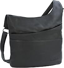 JENNIFER JONES Women's Shoulder Bag with Zip - Handbag in 2 Sizes - Crossbody Bag