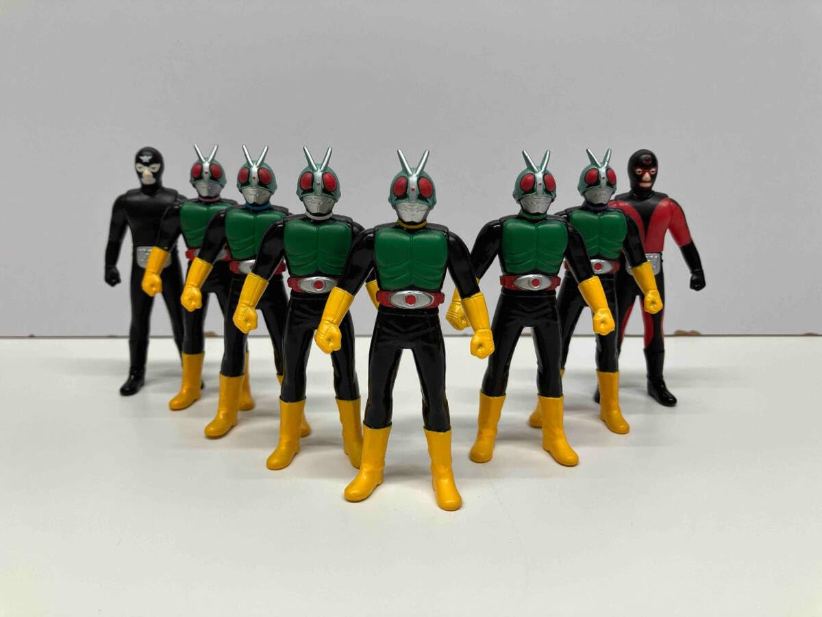 【未使用箱保管美品】フィギュア王 誌上限定 悪魔の軍団 ソフビセット 全8種 フィギュア王誌上通販限定 仮面ライダー 悪魔の軍団ソフビセット