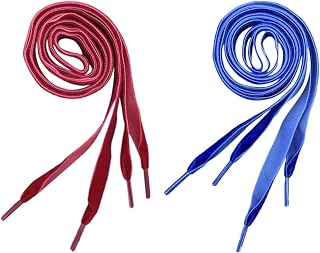 2pares Cordones De Terciopelo Anchos Para Zapatos De Cordones Planos Para Zapatillas Para Zapatos De Color Burdeos