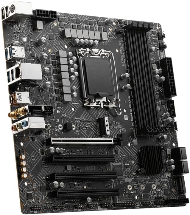 MSI PRO B660M-A CEC WiFi DDR4 V2 Micro ATX Motherboard (Renewed)