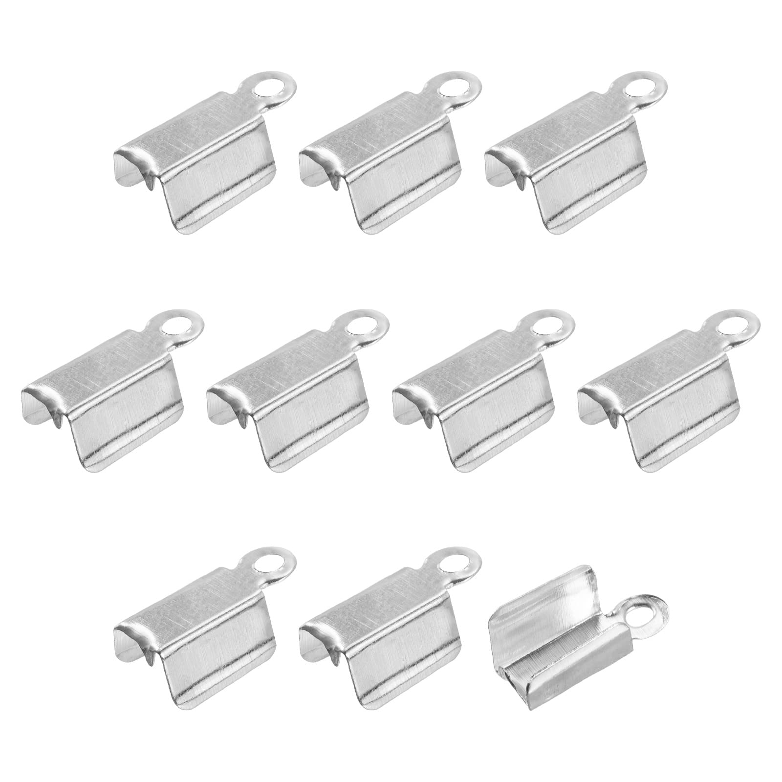 Extrémités de cordon pliables pour réparer et assembler facilement vos bijoux en cuir cassés