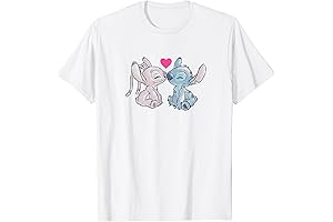 Lilo & Stitch Valentine's Day Stitch & Angel Couple T-Shirt