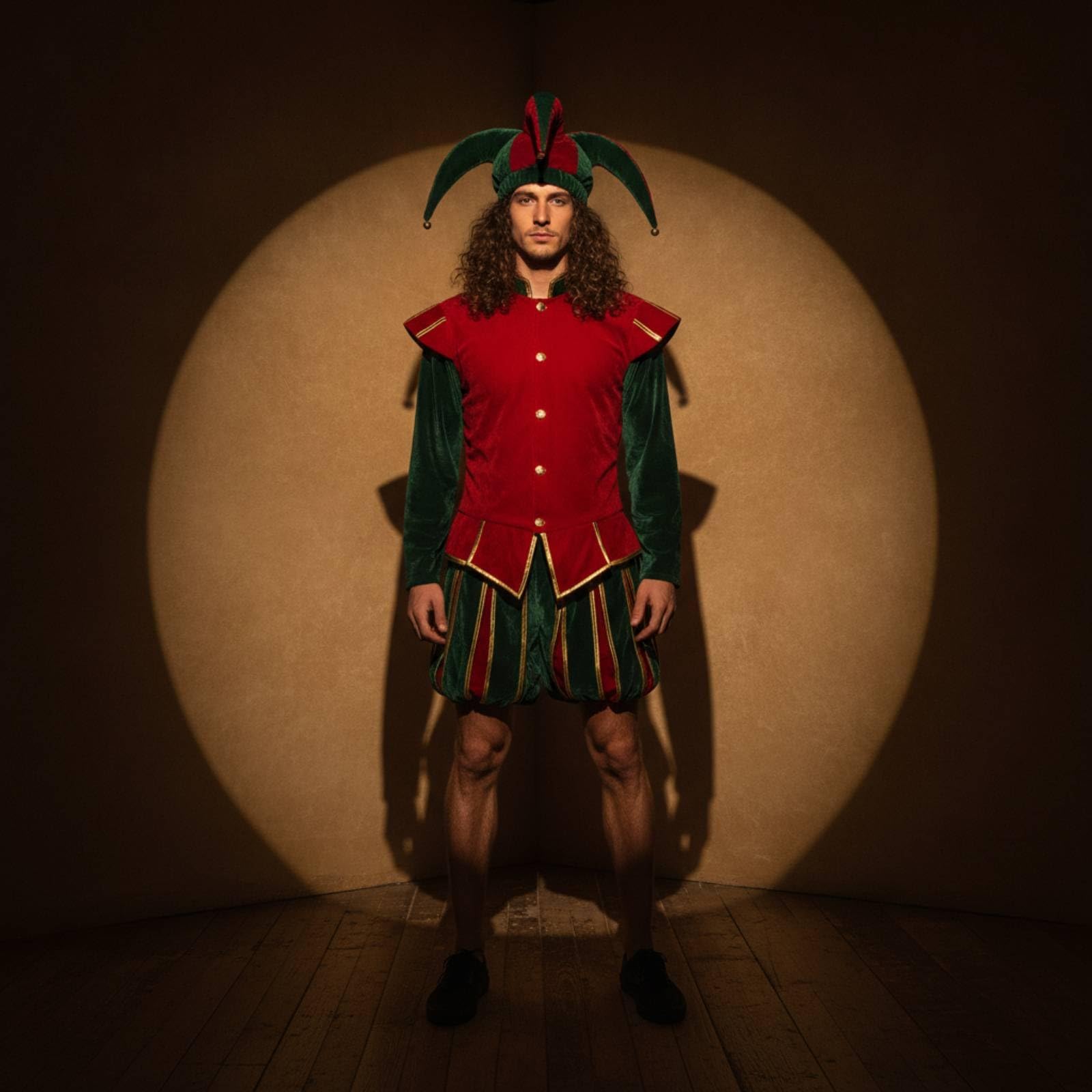 Costume da Giullare Bicolore, Travestimento Giullare
