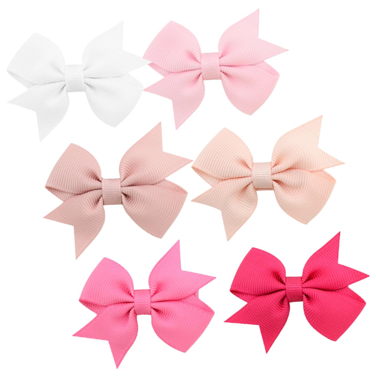 48 Piezas lazos para el cabello para niños niña arcos pinza para el cabello con lazo coleteros scrunchies pasadores de pelo accesorios para el cabello para niños