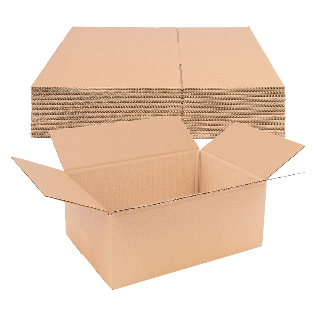 100 Cartons d'Expédition Simple Cannelure 35 x 24 x 15 cm Brun - KK 70 - Emballage - Verpacking