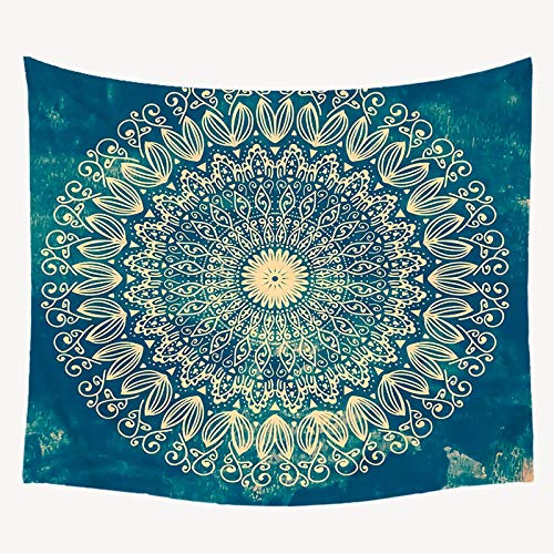 Tapisserie dekorative Bunte Mandala Wandbehang Wandteppich dekorative Tischdecke nach Hause 75x87cm
