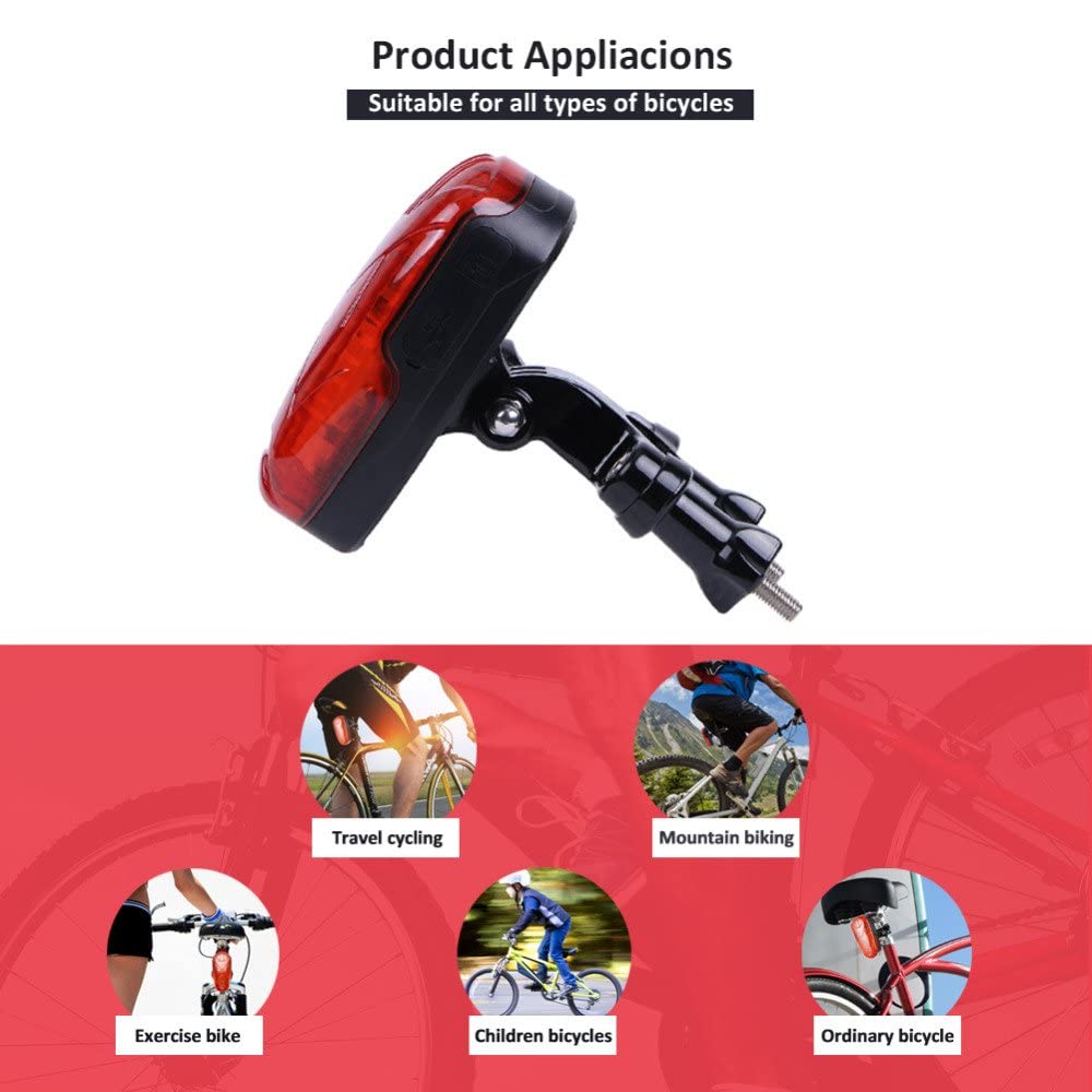 TKMARS Traceur GPS Vélo Feu Arrière de Vélo étanche Sécurité Lamp, Tracker GPS Vélo Suivi en Temps Réel avec Applications Gratuites TK906