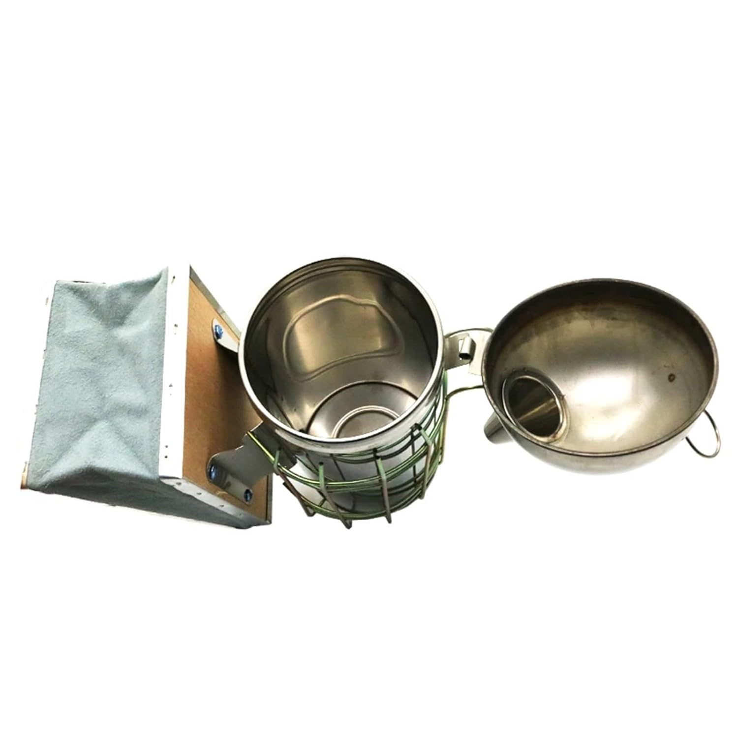 Beekeeping, Stainless Steel Beehive Fumigator, Tools and Supplies, Manual with Hooks,for Beekeepers