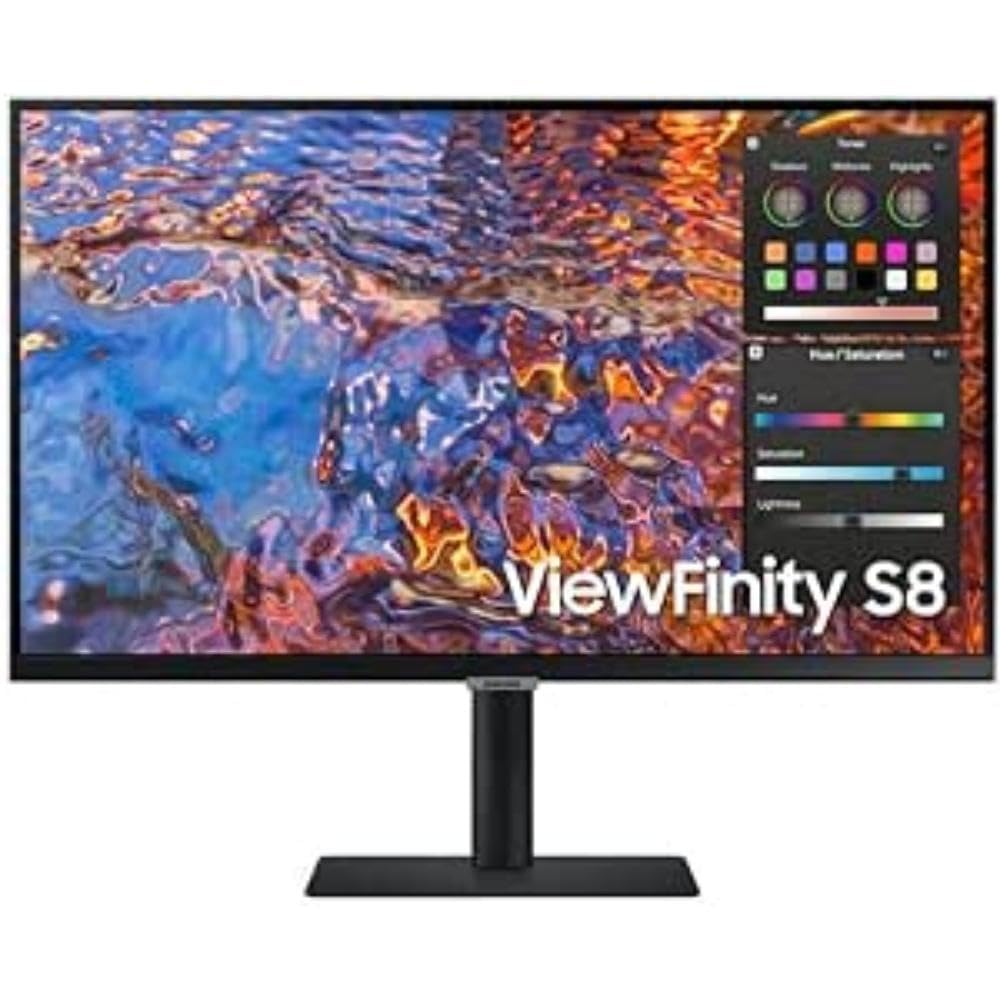 Samsung Black Ls27b800pxp Computer Monitor 68.6 Cm (27") 3840 X 2160 Pixels 4K Ultra Hd Led