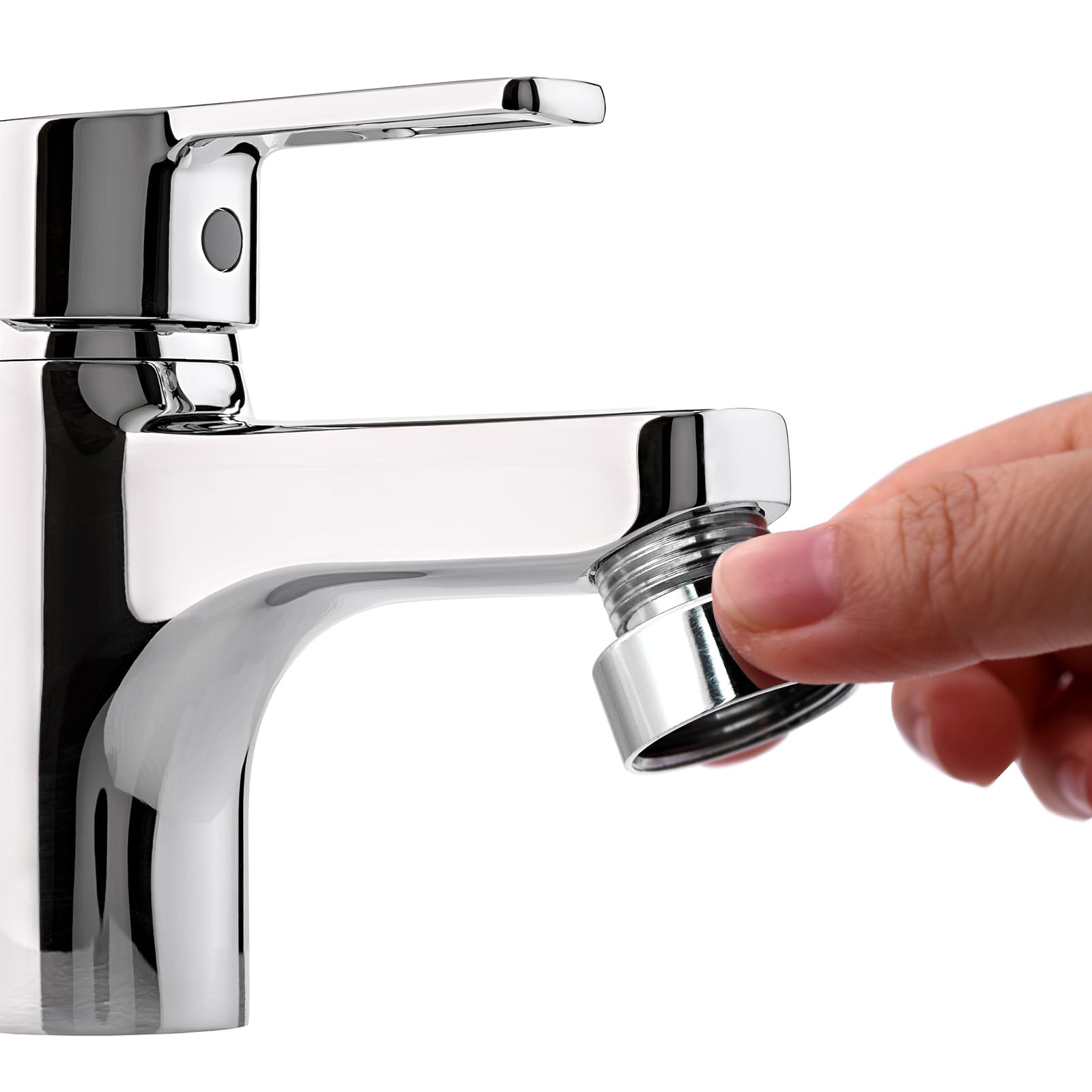 16 Pezzi Adattatore Rubinetto in Metallo per Filtro Acqua Rubinetto Cucina Filettatura Esterna e Doppio Rubinetto Riduttore