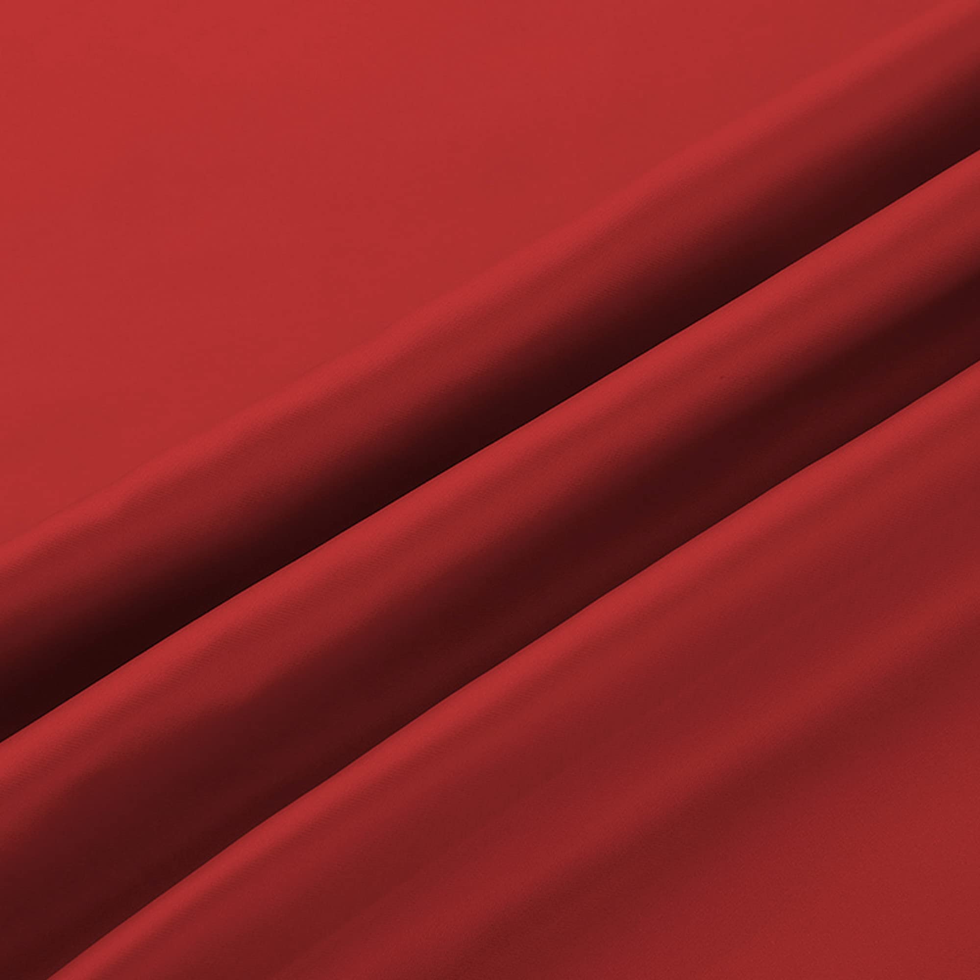 FABRICS KING ONLINE Duchess Satin Fabric Premium Quality Smooth Bridal Fabric Material Matte/Dull Finish for Dressmaking, Bridal Wear & Prom Dresses l 60" - 150cm Wide | Sold by The Metre (Red)