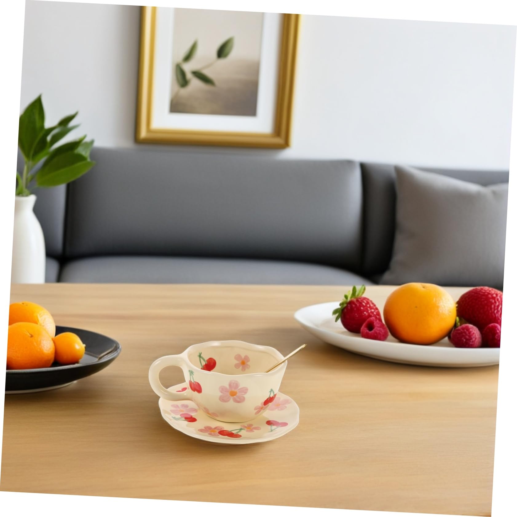 Tasses à Expresso Porcelaine Avec Soucoupe Tasses à Café Et Thé Pour Cuisine Thé