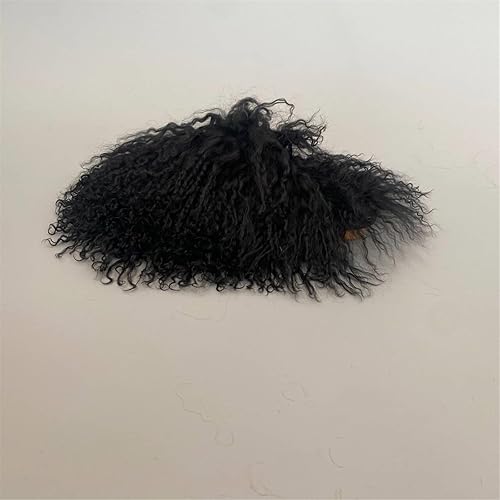 Miniatura 5 de FurinFashion OSL1 - Pantuflas de piel de avestruz real para mujeres y niñas, grandes y esponjosas, para mujer, calzado al aire libre, colorido, pelo