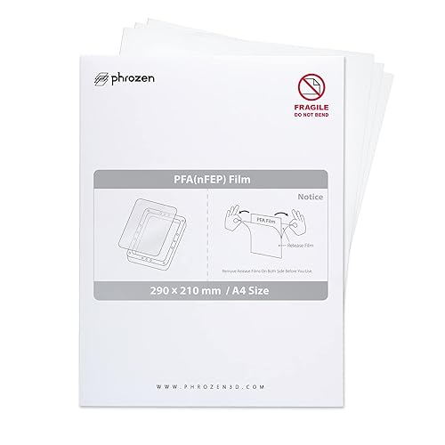 Miniatura 3 de phrozen Película PFA (nFEP) - A4  8.268 x 11.417 in (3 piezasjuego) + escáner 3D de rango Revopoint Paquete de escáner de gran formato