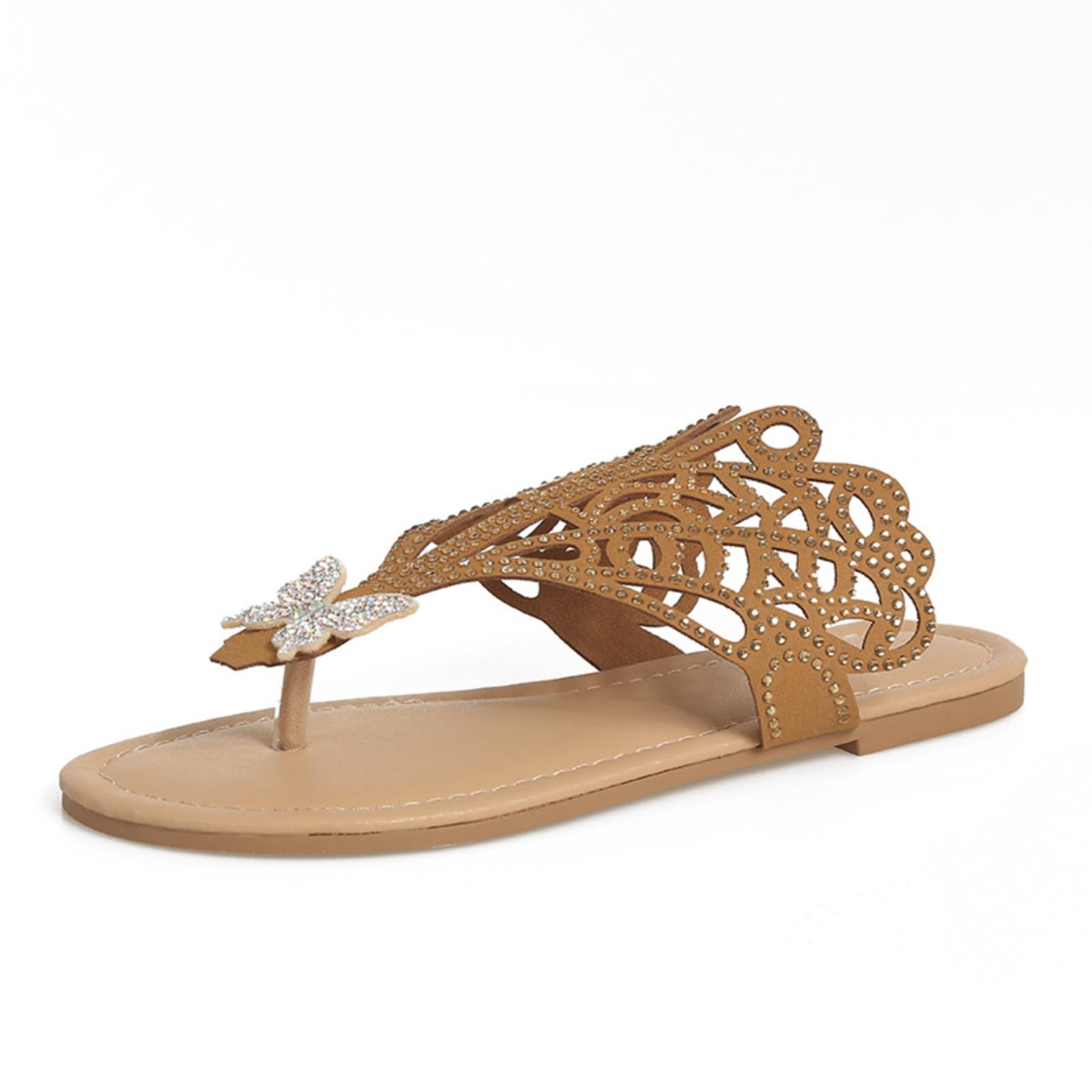 Sandalias al aire libre de verano, zapatillas de playa con lazo en el dedo del pie, 35-44