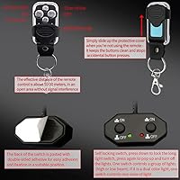 Vista 4 de Kit de arnés de cableado de doble color/haz alto y bajo con control remoto DC12V Máximo 300W 40A Luces LED Cable de núcleo de 14AWG Arnés