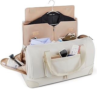 Medium Garment Bags for Travel, Convertible Travel Garment Duffle Bag Suit Bags for Women, 2 in 1 Garment Bags with Shoe Compartment