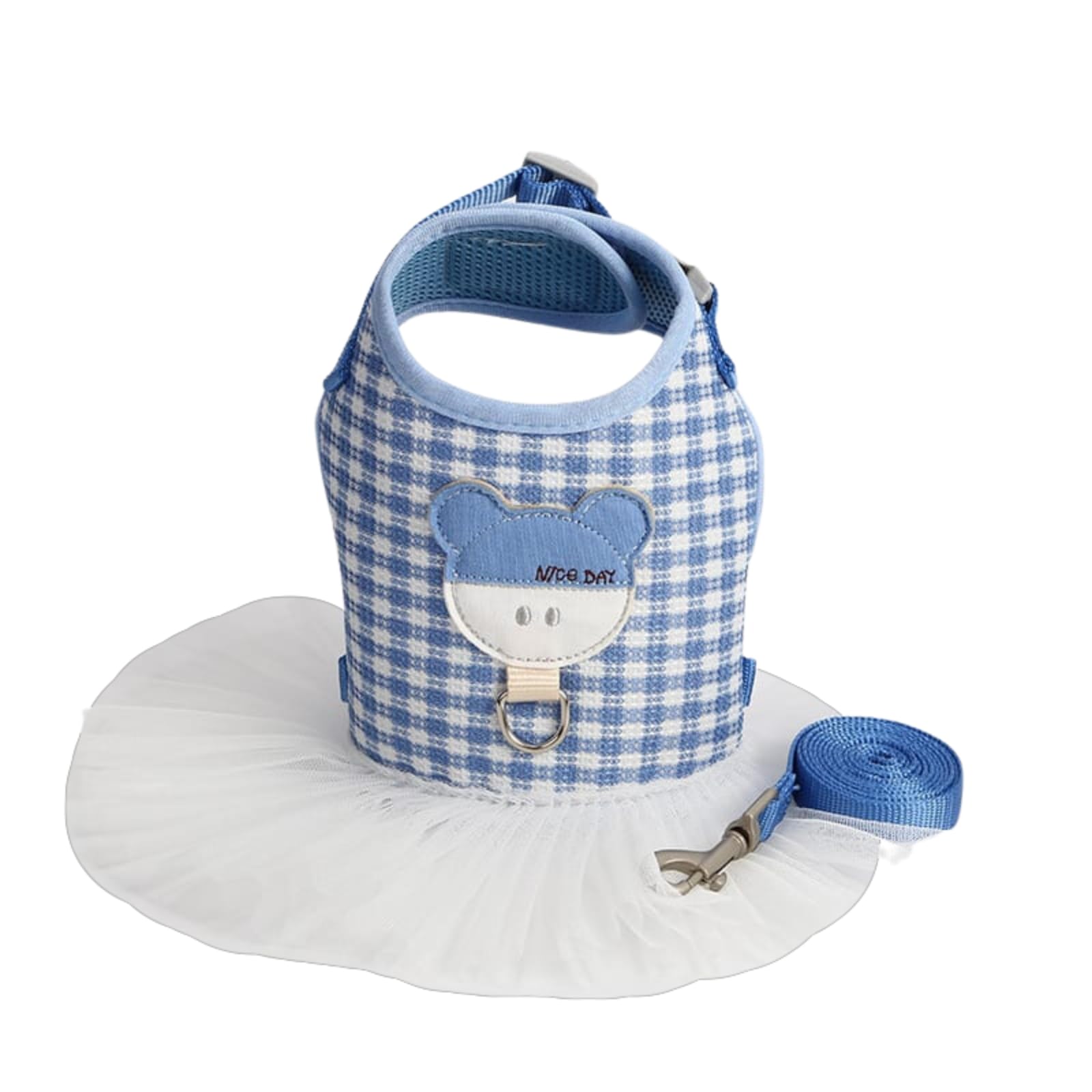Emily Pets Cat Harness and Leash for Walking Escape Proof - Mesh Breathable Bunny Vest Harness Outdoor Camping Hiking Training - Also Suit for Ferret Kitten Puppy Small Animals (Blue, S) (B0CKNGJLH4) Amazon Price History, Amazon Price Tracker