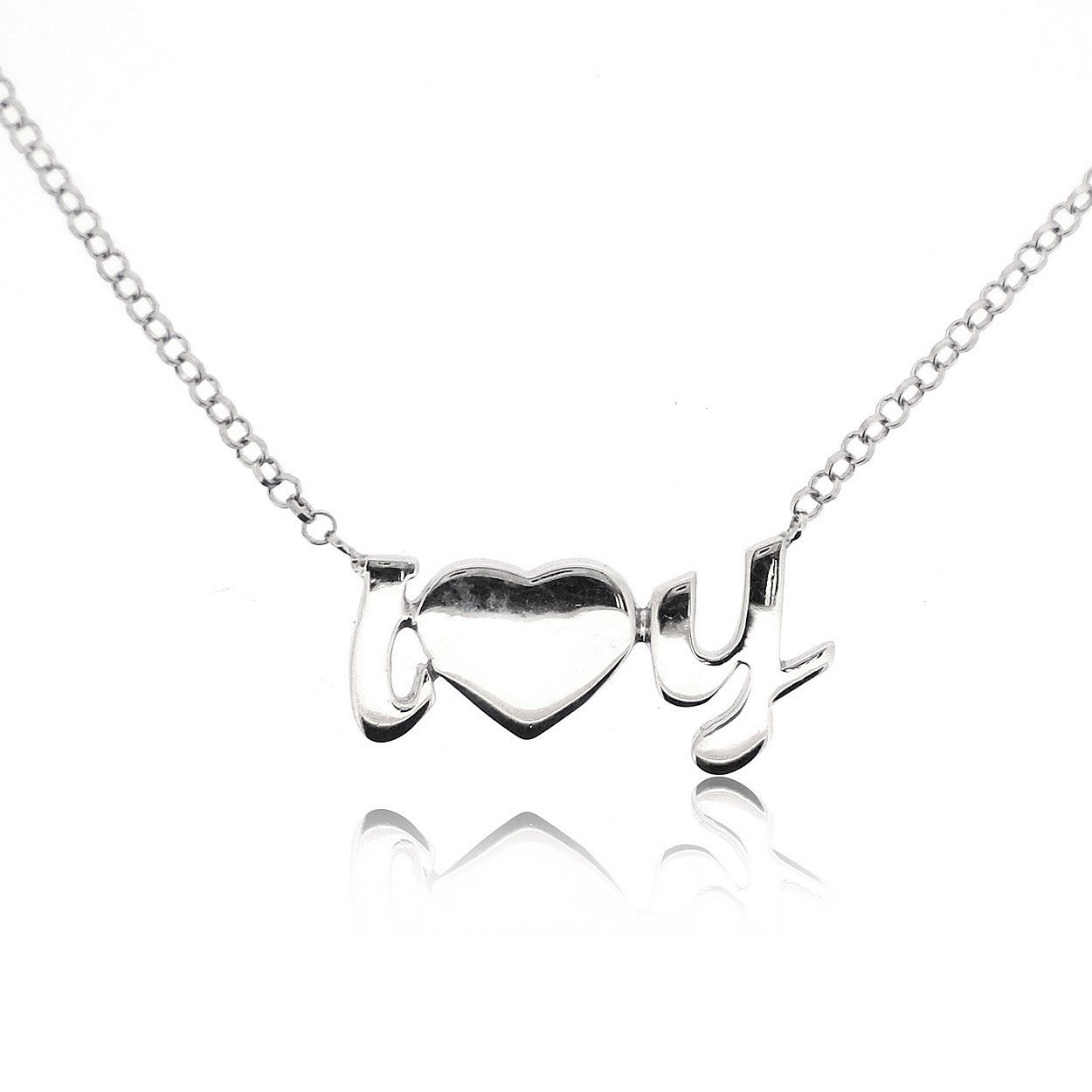 SOVATS Heart Love Forever Necklace for Women 925 Sterling Silver Rhodium Plated for The Ones You Love