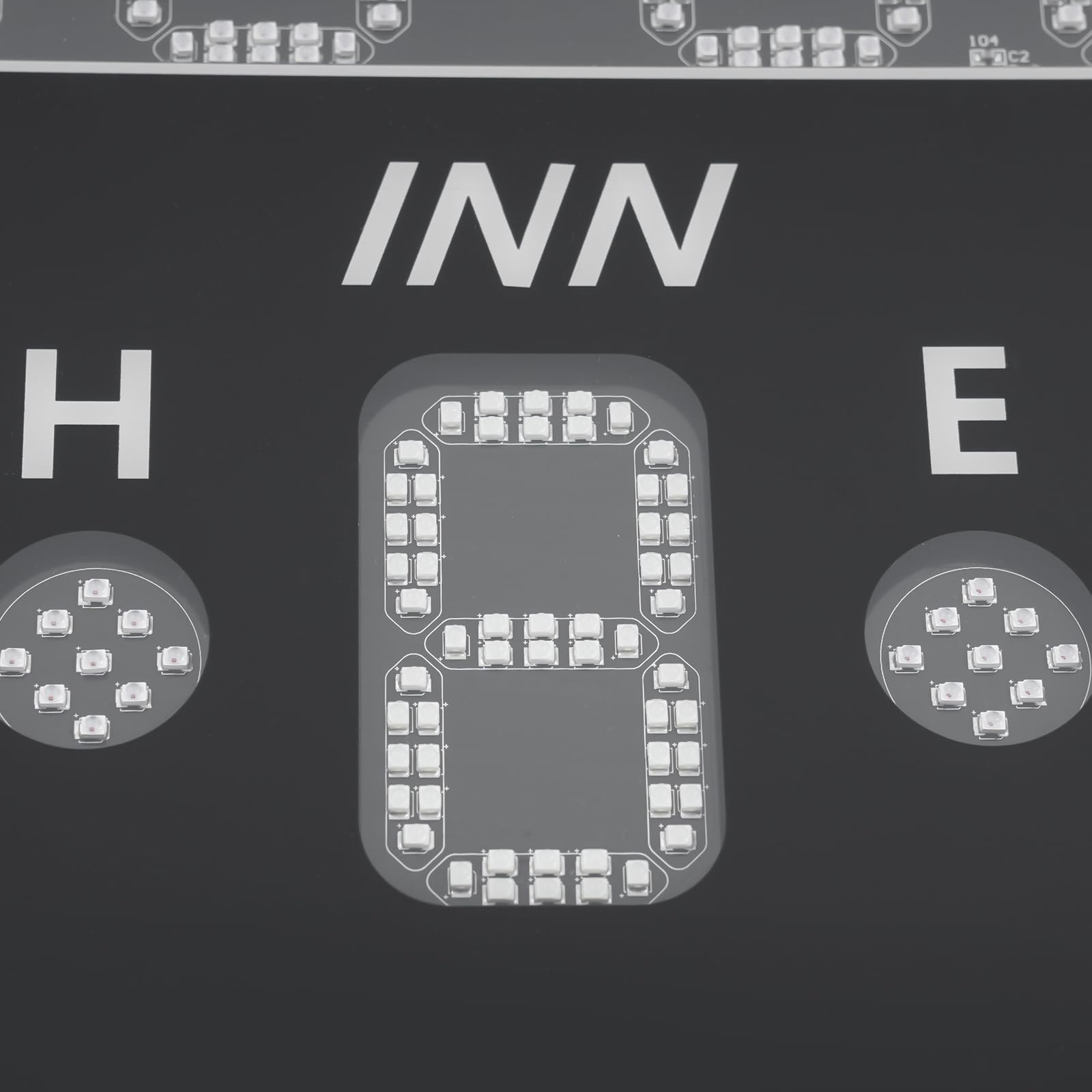 Pizarra de anuncios electrónicos portátil LED para fútbol con mando a distancia, para baloncesto y béisbol deportivo