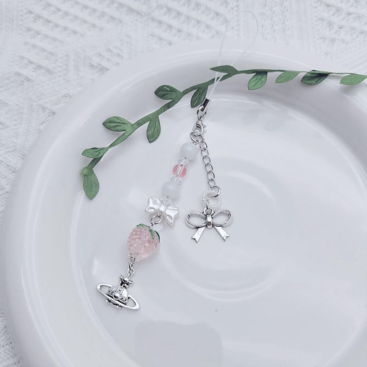 1-4Pcs Cute Phone Charms Aesthetic Y2K Cell Phone Charms Str...