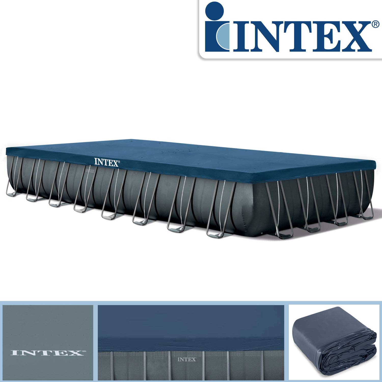 Intex 118936 Pool Frame plandeka okryciowa Ultra Quadra 732 x 366 cm