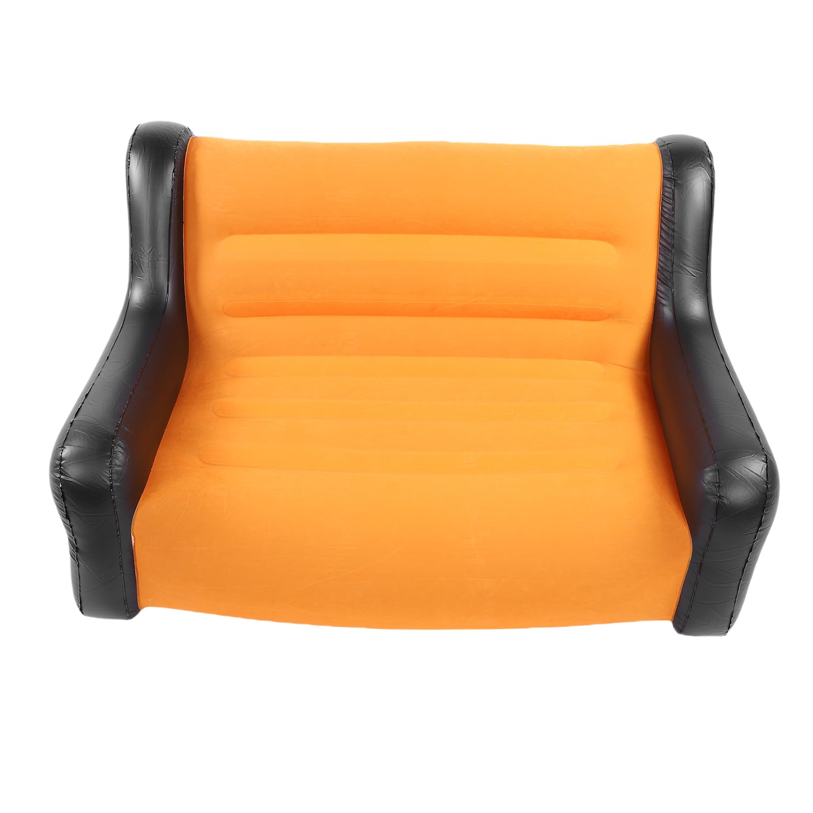Divano Gonfiabile Gonfiabile Comodo Divano Floccato in PVC a 2 Posti per Uso Interno Ed Esterno 110x96x75 Cm