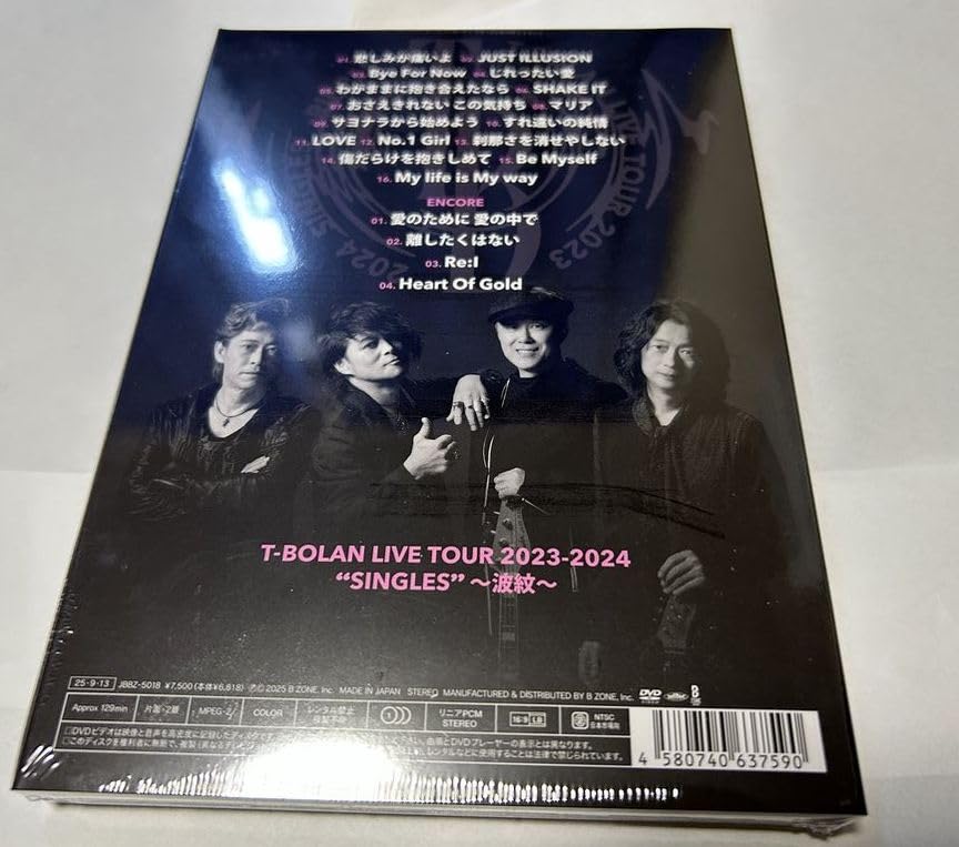 ミュージック T-BOLAN LIVE TOUR 2023-2024 DVD Amazon.co.jp: T-BOLAN T-ボラン LIVE TOUR 2023-2024 SINGLES