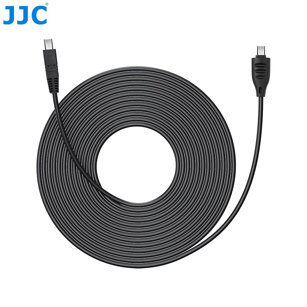 JJC 8M Dedicated Verbindungskabel Kabel SR-F2 TP-F2 TP-F2K TPR-M1 TPR-U1 Fernbedienung, PVC Multi-Terminal Kabel kompatibel mit Sony Kamera/Camcorder mit Multi-Terminal Anschluss