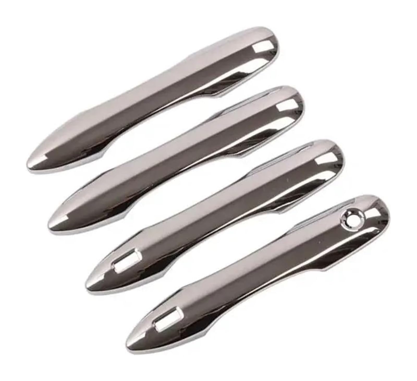 Hckclmbmzw Style5 For Toyota For Camry For Daihatsu For Altis Xv70 2018-2024 Glossy Black Chrome Car Door Handle Cover Bowl Trim Sticker Styling Door Handle Cover(Style5)