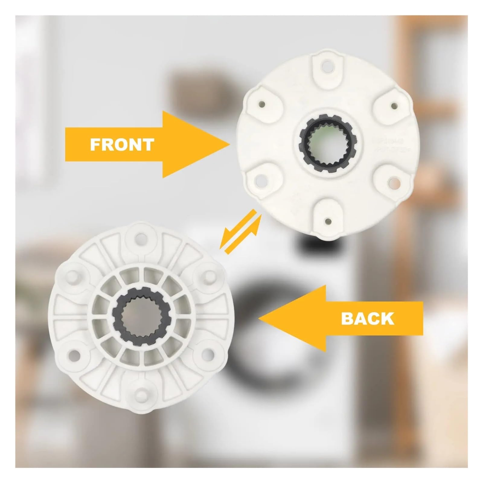 Moyeu De Rotor Lave-linge, Compatible Avec LG, MBF618448/PBT-GF30