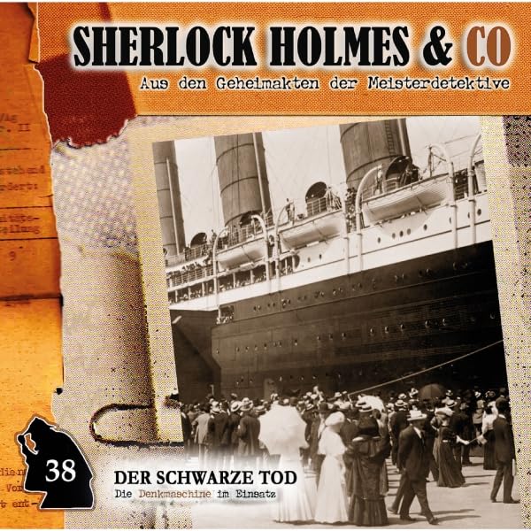 Cover art for Der schwarze Tod: Sherlock Holmes & Co 38
