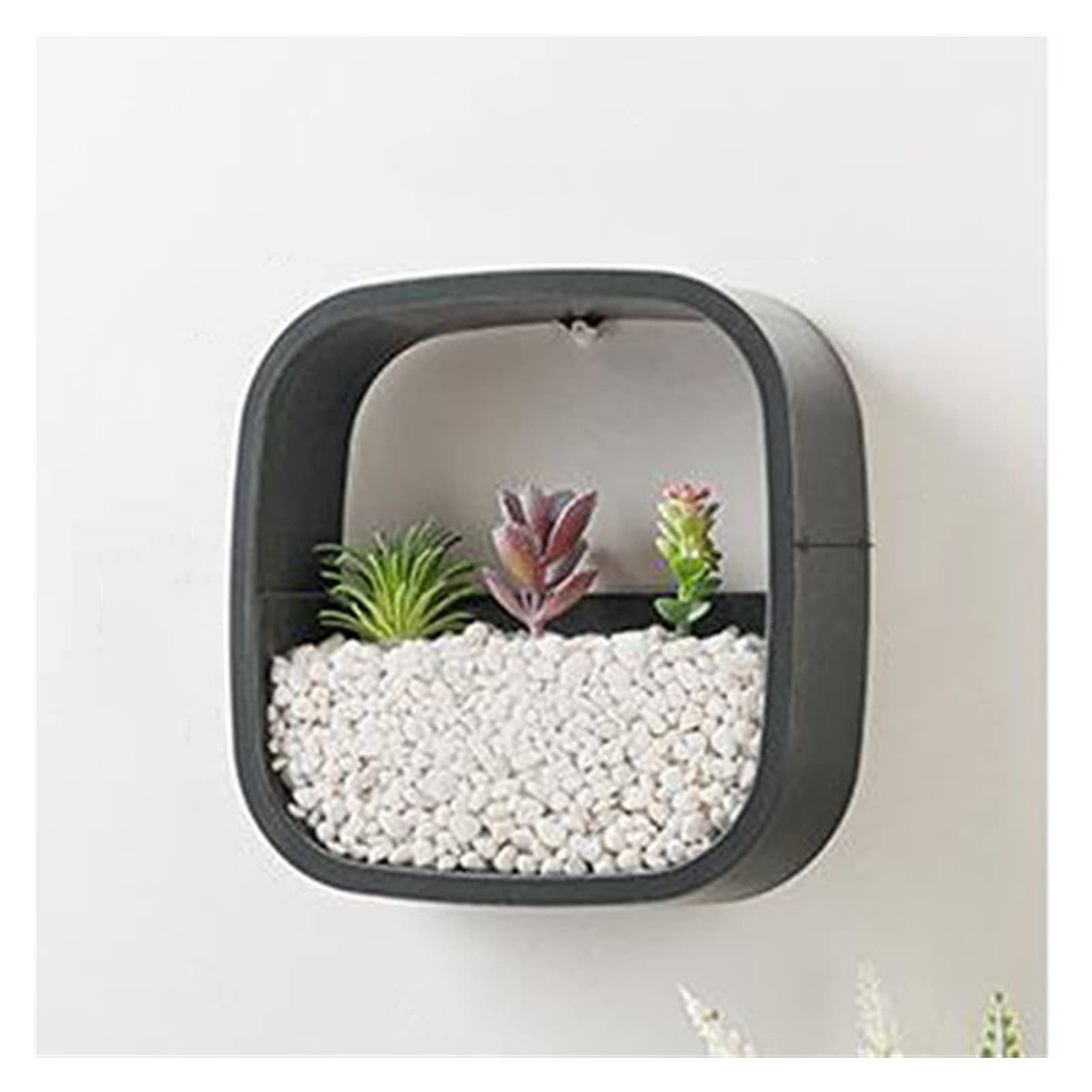 Jardiniere balcon Vase murale Moderne Art Moderne Vase suspendu Planteurs Fleurs Pot de fleur Panier plant for la chambre extérieure intérieure Décoration de salon Pot suspendu plante interieur ( Colo