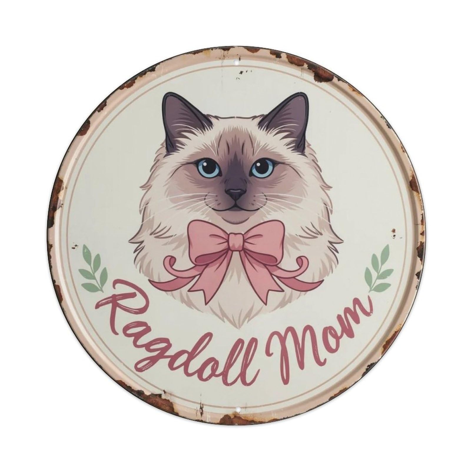 Ragdoll Mom Metal Tin Sign Plaque